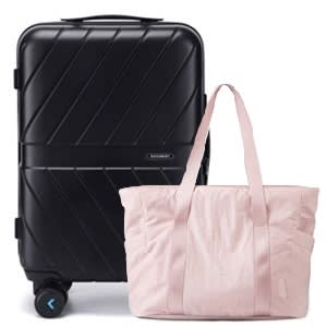 A Bagsmart Tote, Toiletry Bag, or Packing Cubes when you purchase a Bagsmart Carry-On Suitcase