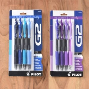 Pilot Pens.&nbsp;Mix or match of equal or lesser value.