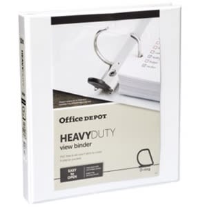 Office Depot Brand Heavy-Duty Binders. Mix or match of equal or lesser value.