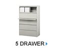 The Container Store 2-Drawer Locking Filing Cabinet White, 16-1/4 x 15-5/8 x 28-15/16 H