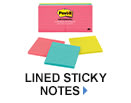 Lined Sticky Notes