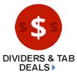 Divider & Tab Deals