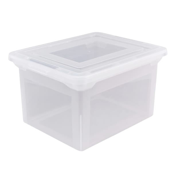 5 Grids Organizer Box Clear Visible Plastic Accessory Compartment Box Case  For