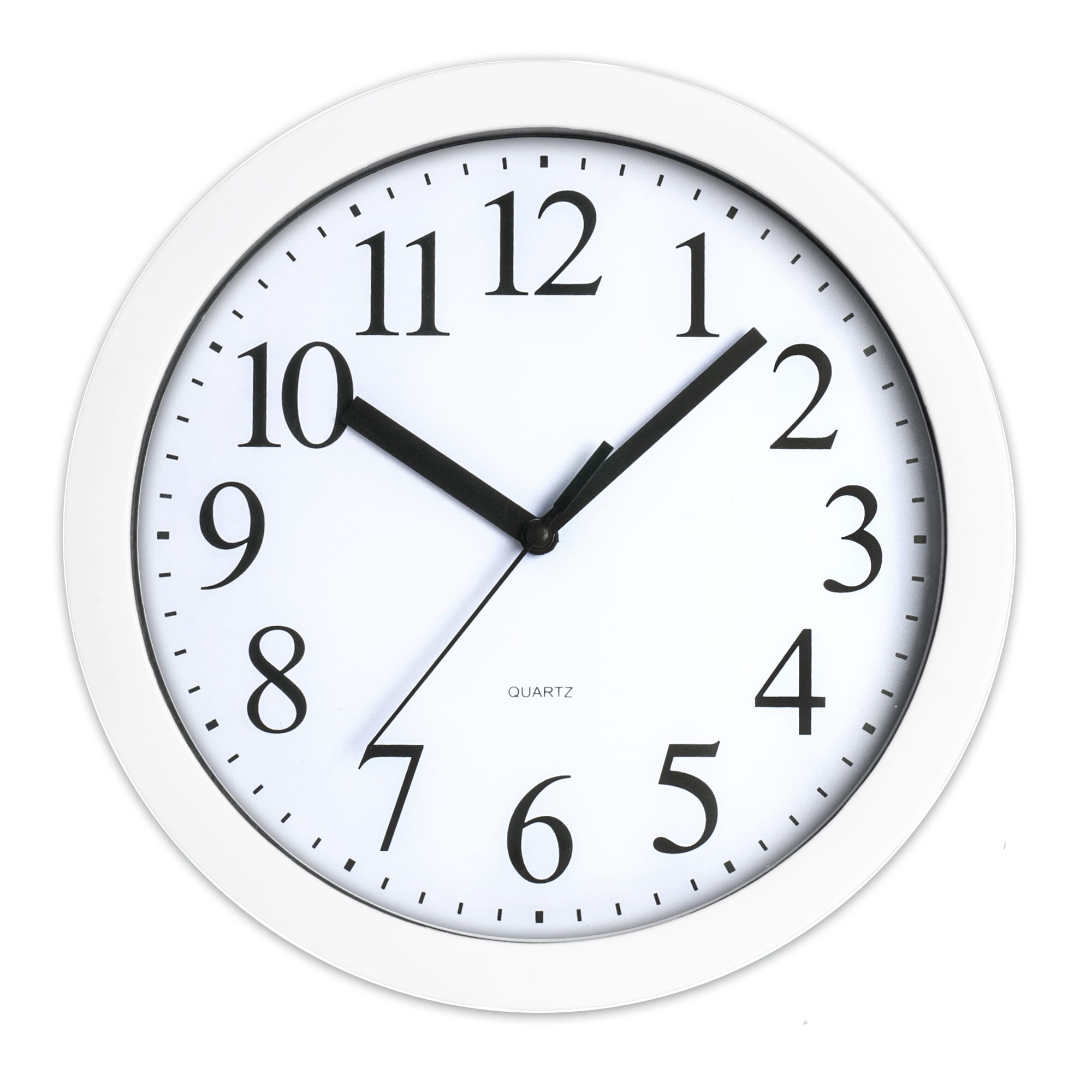 Realspace Round 24 Hour Wall Clock 12 Black - Office Depot