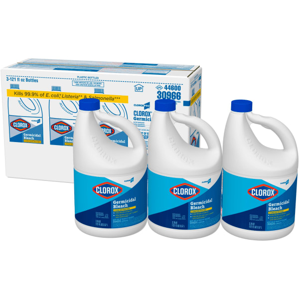 KIK Custom Pure Bright Germicidal Ultra Bleach - Liquid - 128 fl oz (4  quart) - 1 / Each - White 