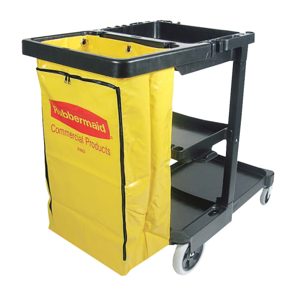 Suncast Commercial Housekeeping Cart Standard 49 34 x 24 Black - Office  Depot