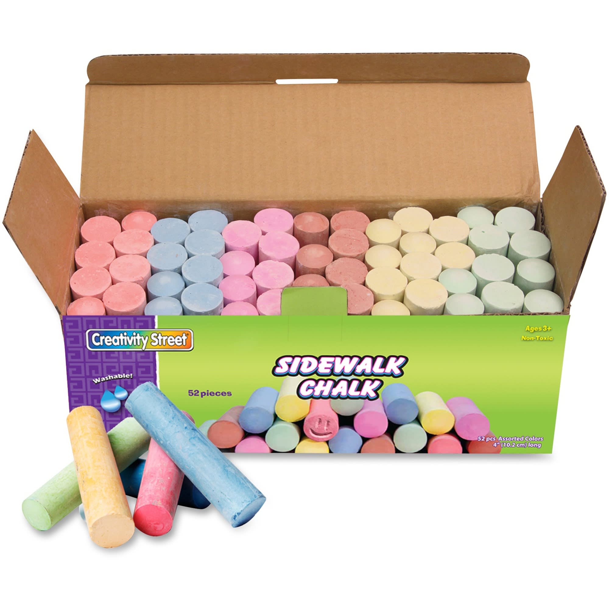 Crayola Anti Dust Chalk White Box Of 12 Sticks - Office Depot