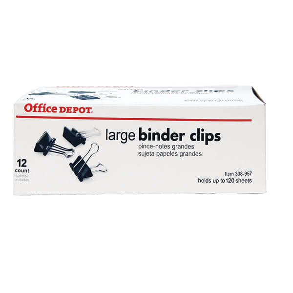 Business Source Binder Clips Binder Clip, Mini 9/16 (Pack of 100)