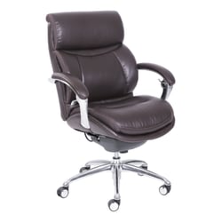 Serta iComfort i5000 Bonded Leather Mid Back Managers Chair ChocolateSilver Office Depot