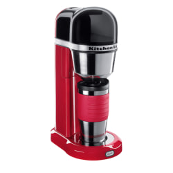 KitchenAid Personal Coffee Brewer 18 Oz Silver Office Depot