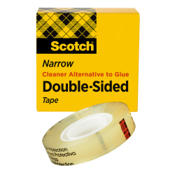 Scapa S305 Double Coated Removable/Permanent Tape x 60 yds. Clear 1/2 in 