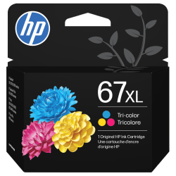 HP 67XL Tri Color High Yield Ink Cartridge 3YM58AN - Office Depot