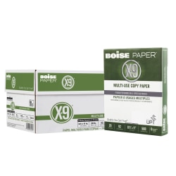 Boise X 9 3 Hole Punched Multi Use Printer Copy Paper 10