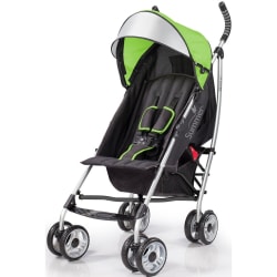 Summer Infant 3D lite Convenience Stroller Tropical Green Convenience Stroller Lightweight Aluminum Frame Easy Fold Frame Carry Strap Removable Canopy Rear Storage Pocket Multi Position Recline Office...