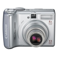 Canon PowerShot A550 7.1 Megapixel Digital Camera - Office Depot