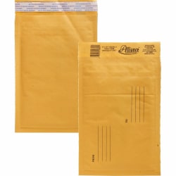 Alliance Rubber Kraft Bubble Mailers - Bubble - #0 - 6 Alliance Rubber Kraft Bubble Mailers - Bubble - #0 - 6