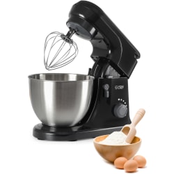 Commercial Chef Electric Stand Mixer 4.7 Quart Black Office Depot