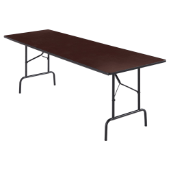 Realspace Folding Table 29 H x 96 W x 30 D Walnut - Office Depot