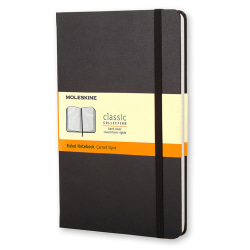 Moleskine Classic Hard Cover Notebook 5 x 8 14 Ruled 240 Pages