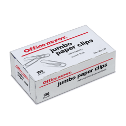 100 Large Coloured Paper Clips Jumbo Office School Home Stationery Art 5cm for sale online 