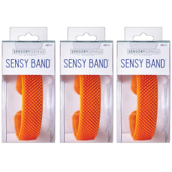 MindWare Sensory Genius Sensy Band Fidget Wristbands Pack Of 3