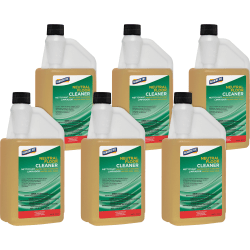Genuine Joe Neutral Floor Cleaner - For Multi Surface - Concentrate - 32 fl oz (1 quart) - 6 / Carton - pH Neutral - Yellow Genuine Joe Neutral Floor Cleaner - For Multi Surface - Concentrate - 32 fl oz (1 quart) - 6 / Carton - pH Neutral - Yellow