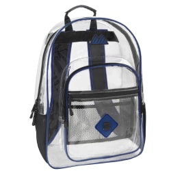 Clear blue backpack best sale