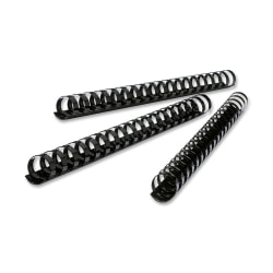 comb spine abaa GBC CombBind 19 Ring Binding Spines 1 12 Capacity 320 Sheets Black Box Of  100
