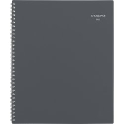 AT A GLANCE DayMinder WeeklyMonthly Planner 8 12 x 11 Gray GC54507