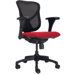 WorkPro 769T Commercial Office Task Chair RedBlack Office Depot