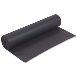 Pacon Rainbow Duo Finish Kraft Paper Roll 36 x 1000 Black Office Depot