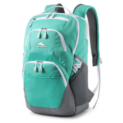 High Sierra Swoop Backpack With 17 Laptop Pocket Aqua Instore Version Office Depot