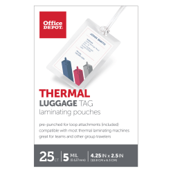 Amazon.com : LAM-IT-ALL 5 Mil Hot Luggage Tag Laminating