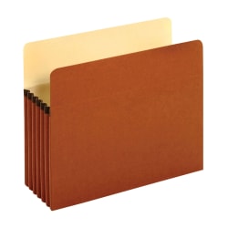 Smead Exp File Pockets Straight Tab Poly Letter Assorted 4/Box 73500 