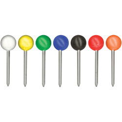 Gem Office Products Round Head Map Tacks - 0.18 Gem Office Products Round Head Map Tacks - 0.18