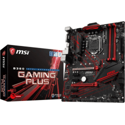 MSI B360 GAMING PLUS Desktop Motherboard Intel Chipset Socket H4