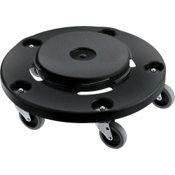 Rubbermaid Commercial Brute Easy Twist Round Dollies - 350 lb Capacity - 5 Casters - Structural Foam - x 18.3 Rubbermaid Commercial Brute Easy Twist Round Dollies - 350 lb Capacity - 5 Casters - Structural Foam - x 18.3