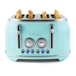 Nostalgia CLTOS4AQ Classic Retro 4 Slice Toaster 7 58 H x 11 916 W