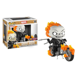 MARVEL GHOST RIDER Vinyl フィギャア Ghost Rider Funko Pop 33 Marvel PX Previews Exclus. Glow In