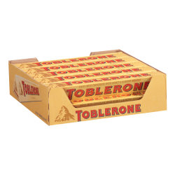 Toblerone Swiss Milk Chocolate With Honey & Almond Nougat, Family Pack