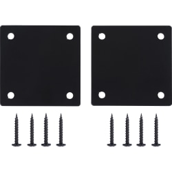 Lorell Mounting Plate for Modular Device - Black - 2 / Pack Lorell Mounting Plate for Modular Device - Black - 2 / Pack
