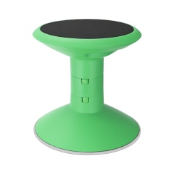 Storex Wiggle Stool Non Slip Base Adjustable 12 18 inch Height Green