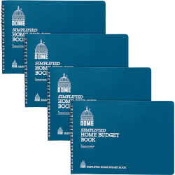Dome Simplified Home Budget Book - 64 Sheet(s) - Wire Bound - 10.50 Dome Simplified Home Budget Book - 64 Sheet(s) - Wire Bound - 10.50