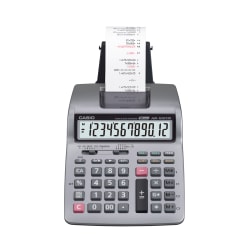 Calculator With Tape Print Out CASIO HR 170RC PRINTING CALCULATOR