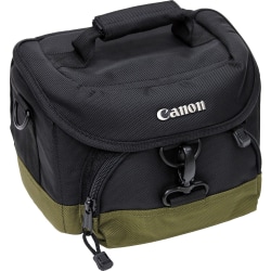 Canon 100 EG Custom Gadget Bag 7 x 9.5 x 5.5 Black Olive Office Depot