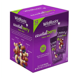 Wildroots Coastal Berry Blend Trail Mix 1.75 Oz Pack Of 12 Bags