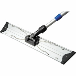 Vileda Professional Hook-and-Loop Flat Mop Frame - Hook & Loop Strip, Lightweight, Ergonomic, 360deg Swivel - Multi - Aluminum - 1 Each Vileda Professional Hook-and-Loop Flat Mop Frame - Hook & Loop Strip, Lightweight, Ergonomic, 360deg Swivel - Multi - Aluminum - 1 Each