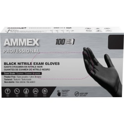 Ammex Professional Powder Free Exam Grade Nitrile Gloves Medium
