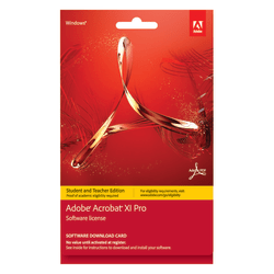 Adobe® Acrobat XI Professional, Student and Teacher Edition