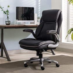 Serta Smart Layers Brinkley Ergonomic Bonded Leather High Back